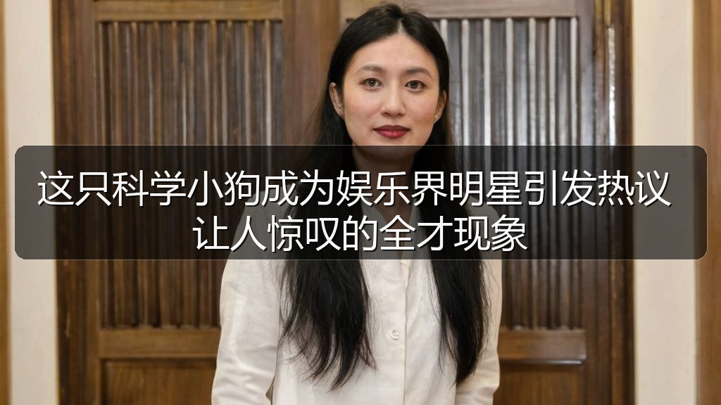 这只科学小狗成为娱乐界明星引发热议 让人惊叹的全才现象