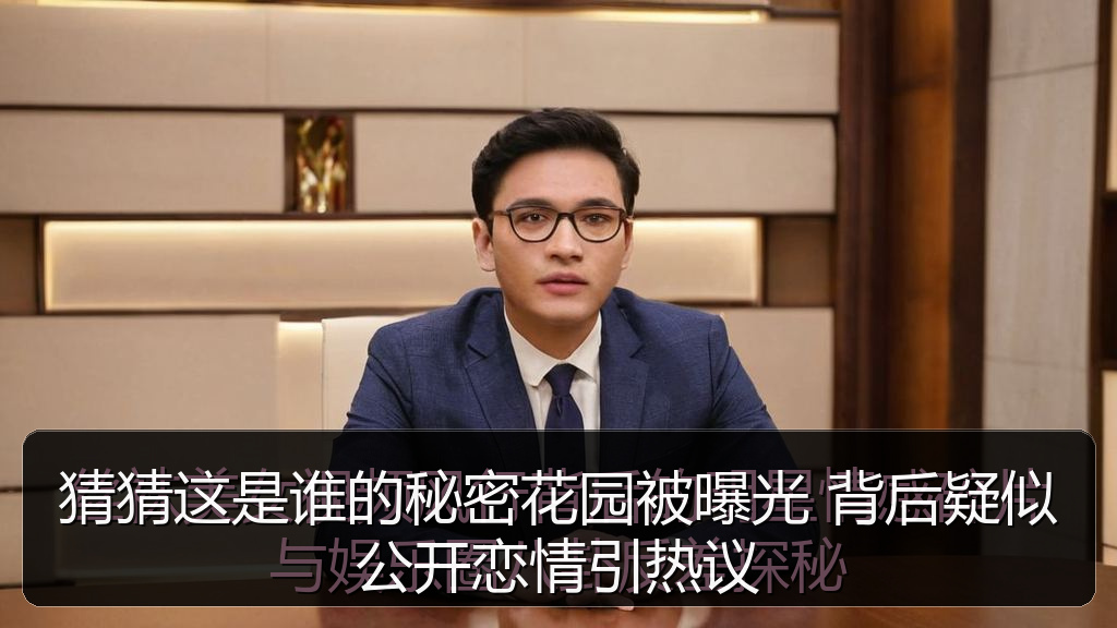 猜猜这是谁的秘密花园被曝光 背后疑似公开恋情引热议