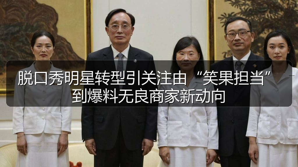 脱口秀明星转型引关注由“笑果担当”到爆料无良商家新动向